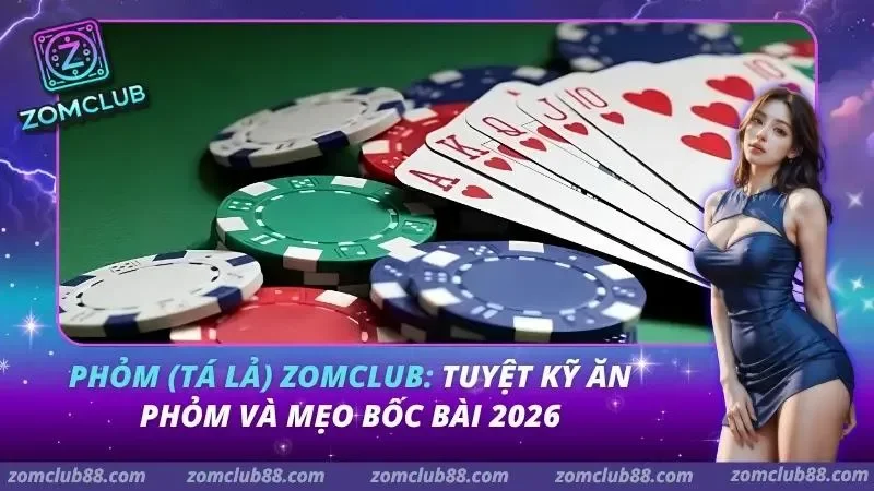 Phỏm (Tá Lả) ZomClub: Tuyệt Kỹ Ăn Phỏm Và Mẹo Bốc Bài 2026 3 phỏm tá lả zomclub